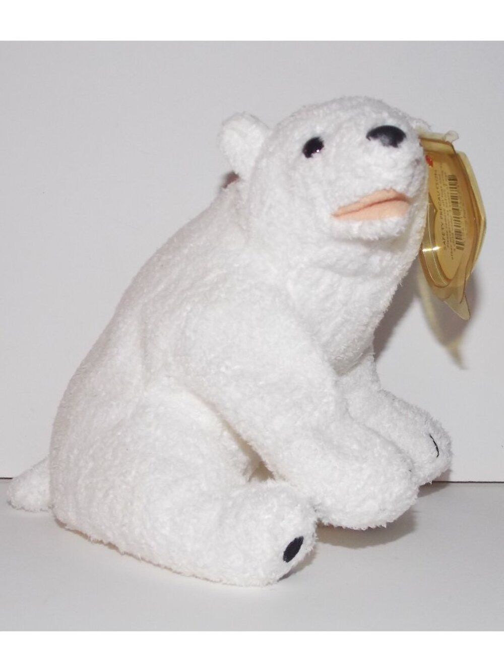 Ty Beanie Baby Aurora Plush Polar Bear 5in Stuffed Animal Retired Tag 2000